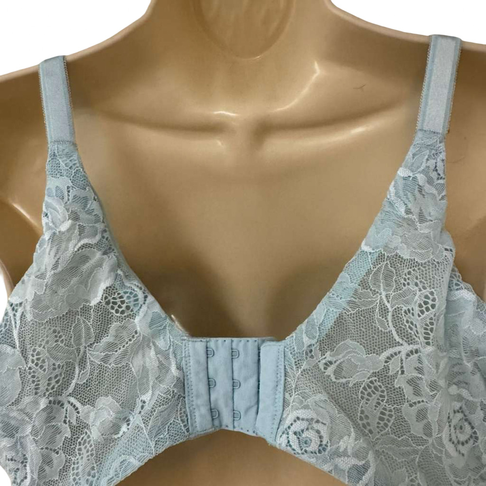 Torrid Lace Blue Underwire Back Close Adjustable Lightly Lined Bra 38 DDD - Picture 3 of 11
